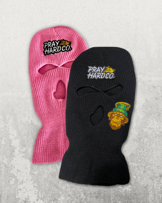 Pray Hard Ski Mask