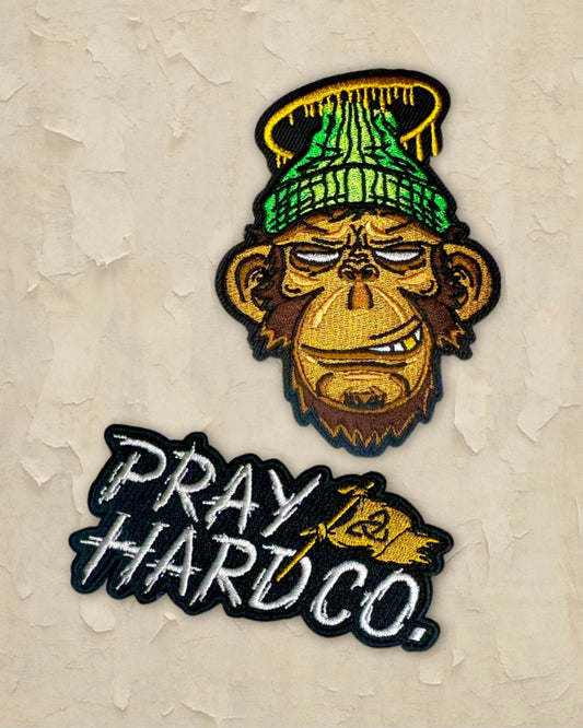Pray Hard Co. Iron-On Patches